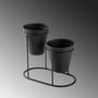 Aberto Design GED-015-A Accesorio decorativo de metal Negro